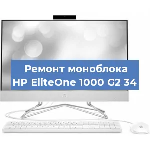 Замена термопасты на моноблоке HP EliteOne 1000 G2 34 в Москве